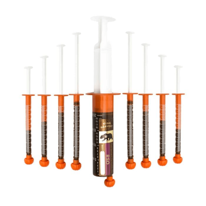 Natural Cannabis Oil RSO Rick Simpson Oil Syringe