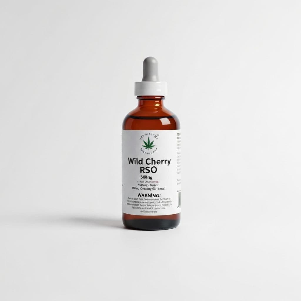 RSO Tincture 500mg - Wild Cherry - rso Cannabis Oil Product - $49.99
